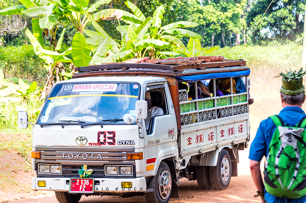 Local Taxi or Bala-bala in Kizimani, Zanzibar